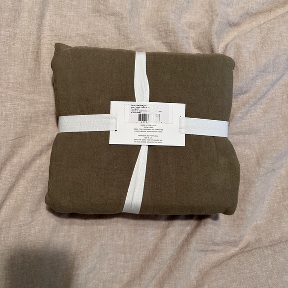 Queen / Full Parachute 100% Linen Duvet Cover - Picture 2 of 6